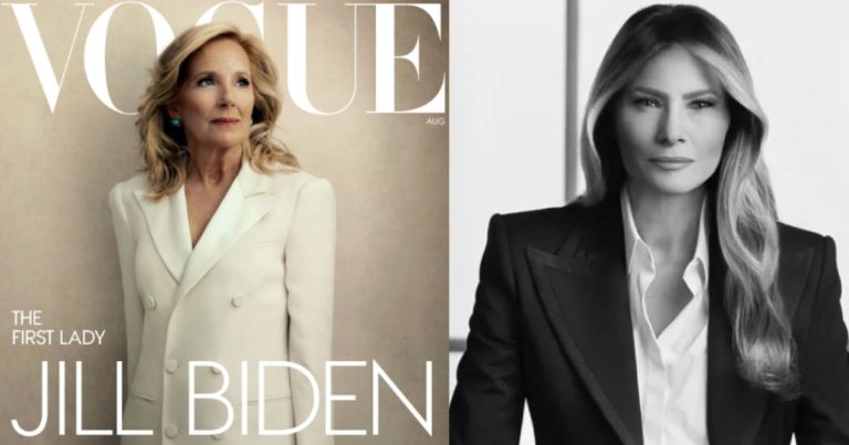 Melania Trump Hit with Unhinged Attack from Vogue Magazine, Which Fawned Over Jill Biden