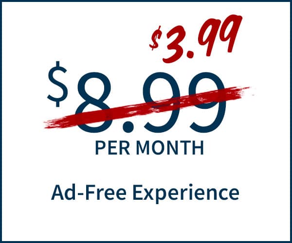 Ad Free Experience pricing