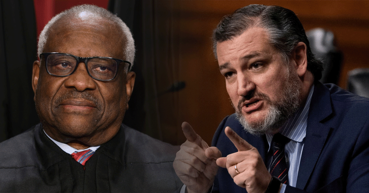Moments After Democrats Slam Justice Thomas – Ted Cruz Roasts Them with ‘Despicable’ Rebuke