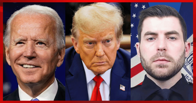 After Trump Gives Fallen Cop Family a Surprise – Biden Stuns America with Sick Political Move