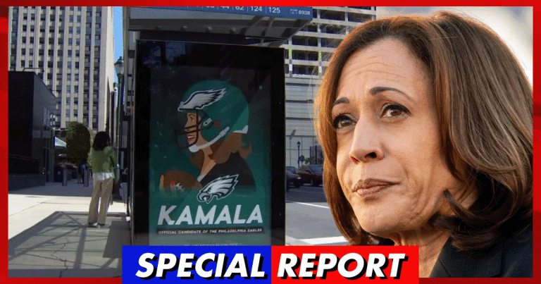 Kamala Harris Advertisement Shows ‘Counterfeit’ NFL Endorsement, Then the Eagles Demand Its Removal